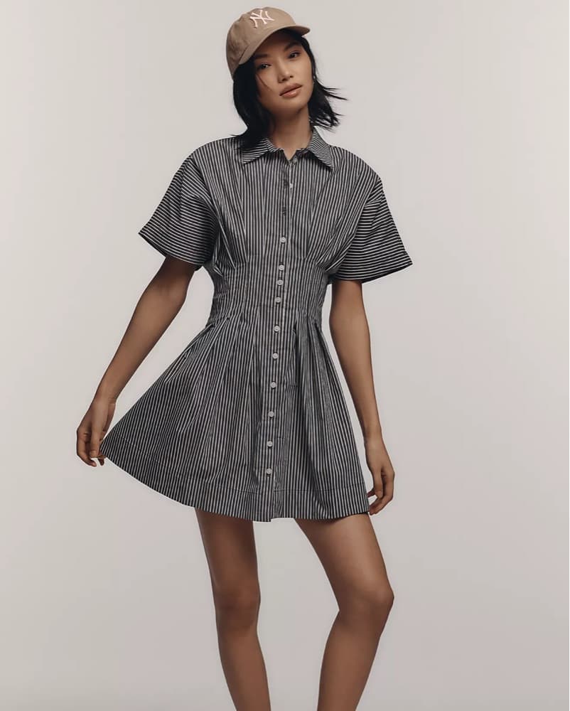 The Tobie Mini Shirt Dress by Exquise - Image 1