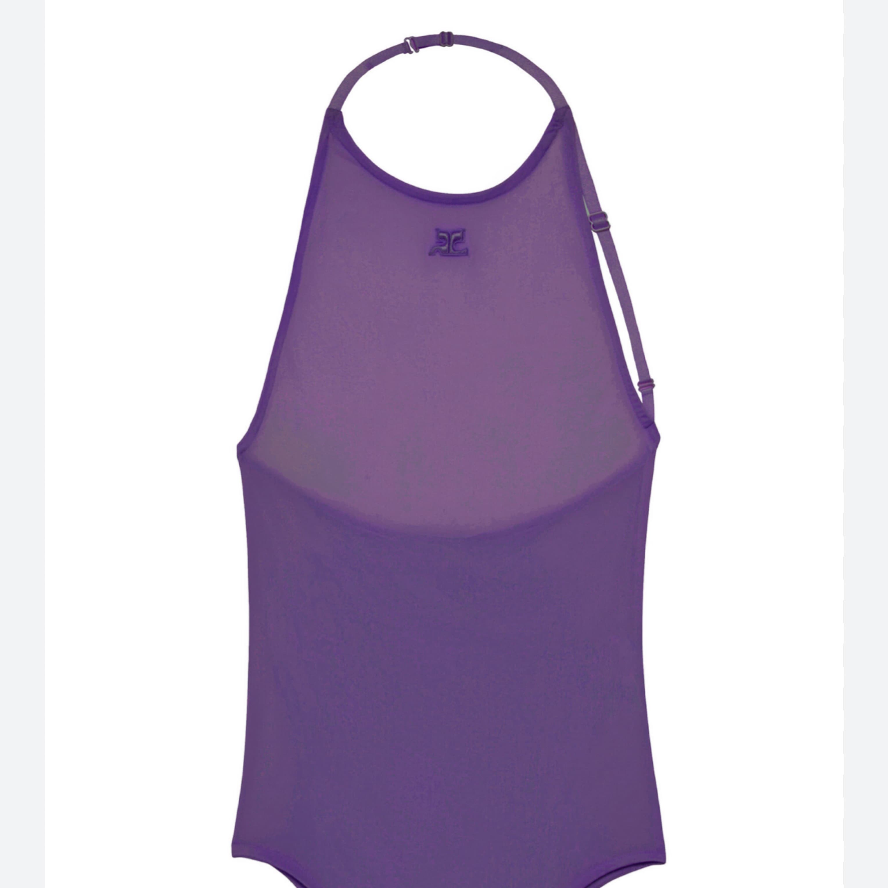 Courreges Bodysuit Sheer Purple  - Image 3