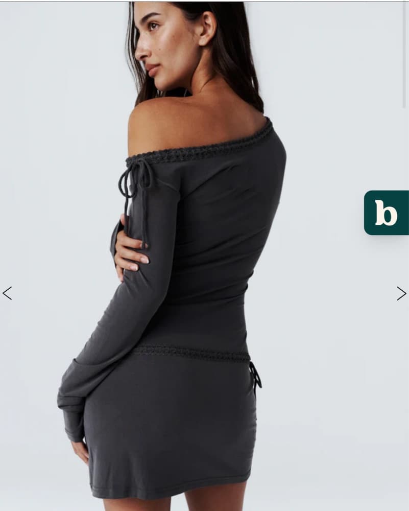 With Jean Marga Dress In Charcoal - Image 4