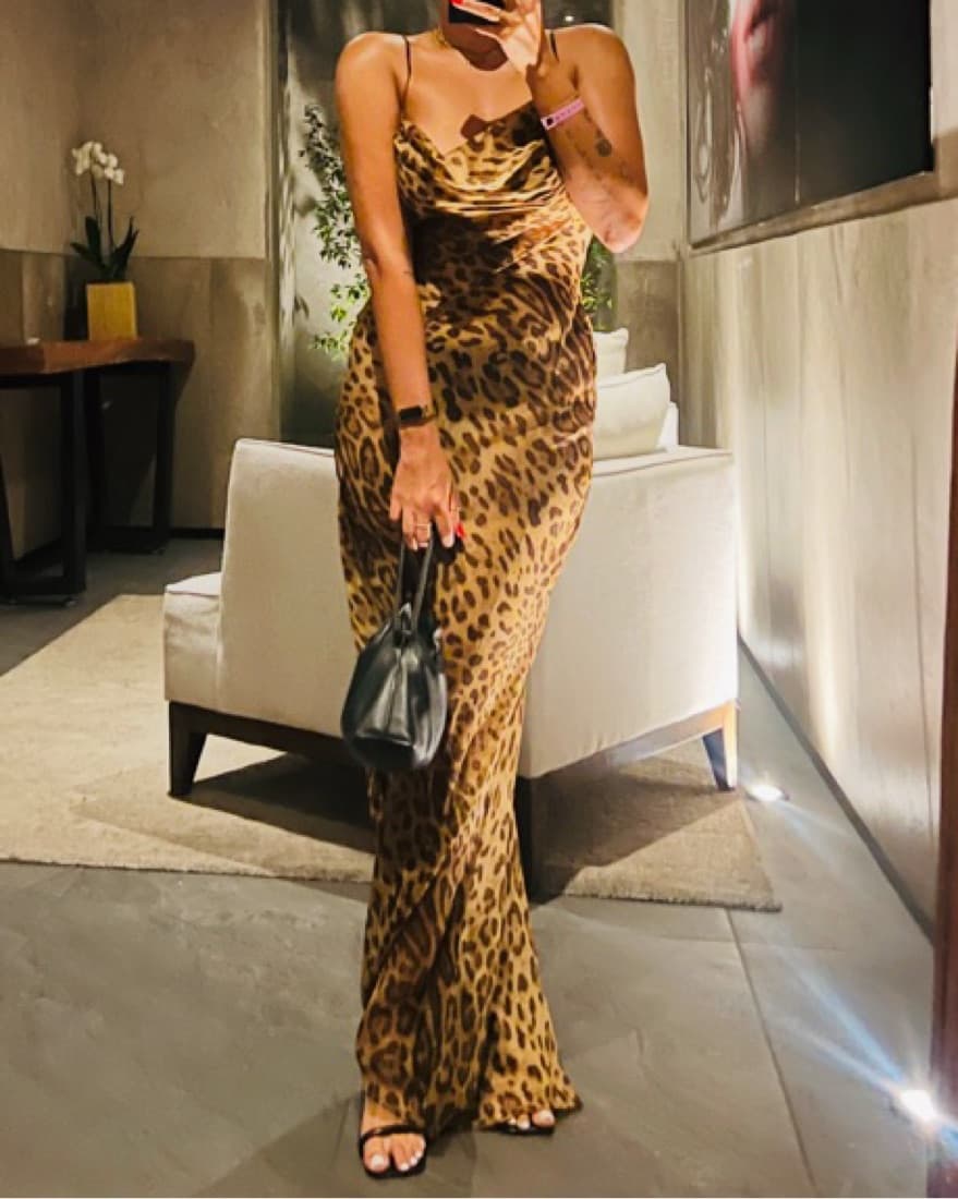 Rat & Boa Valentina Leopard Dress - Image 3
