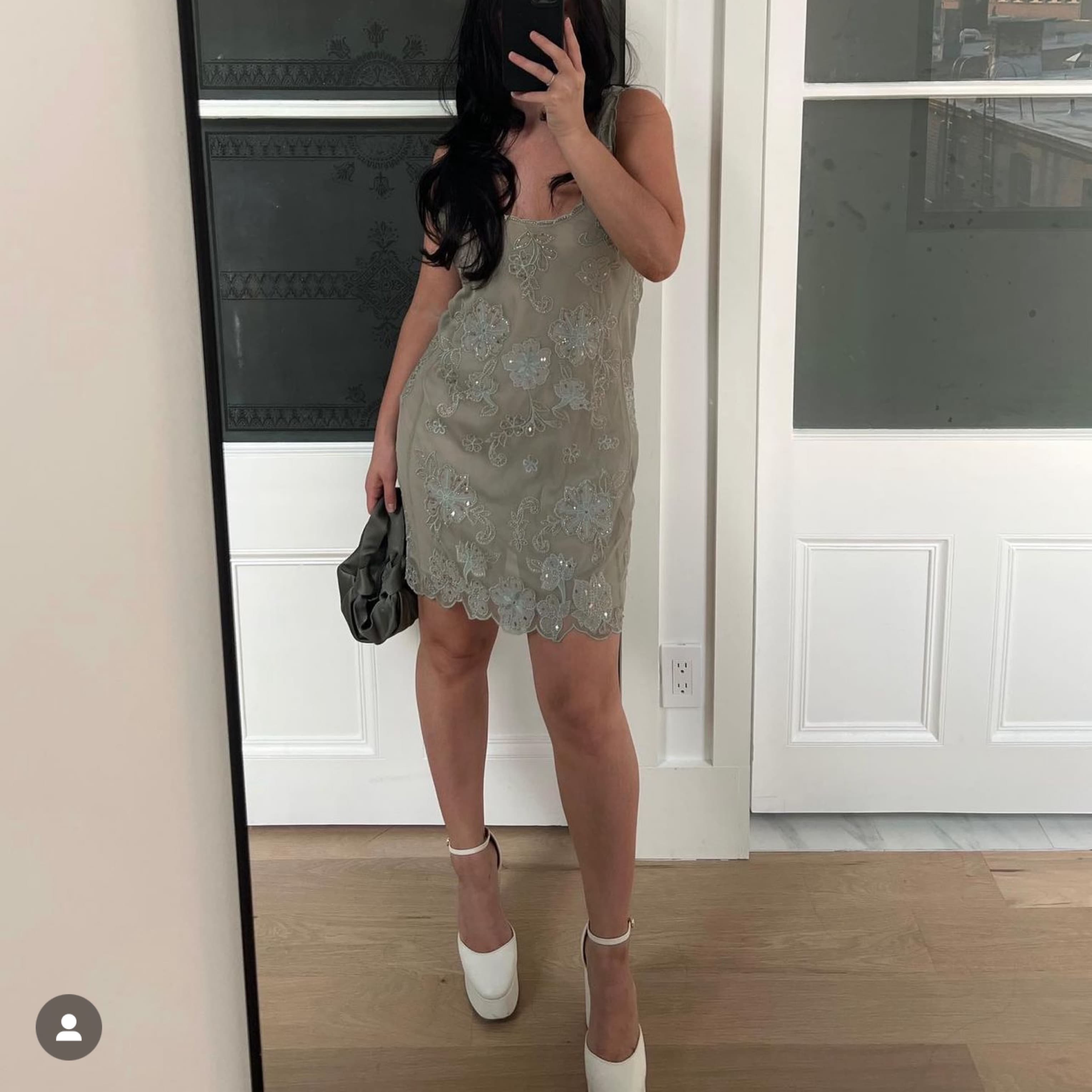 Embroidered Zara Mini Dress  - Image 1