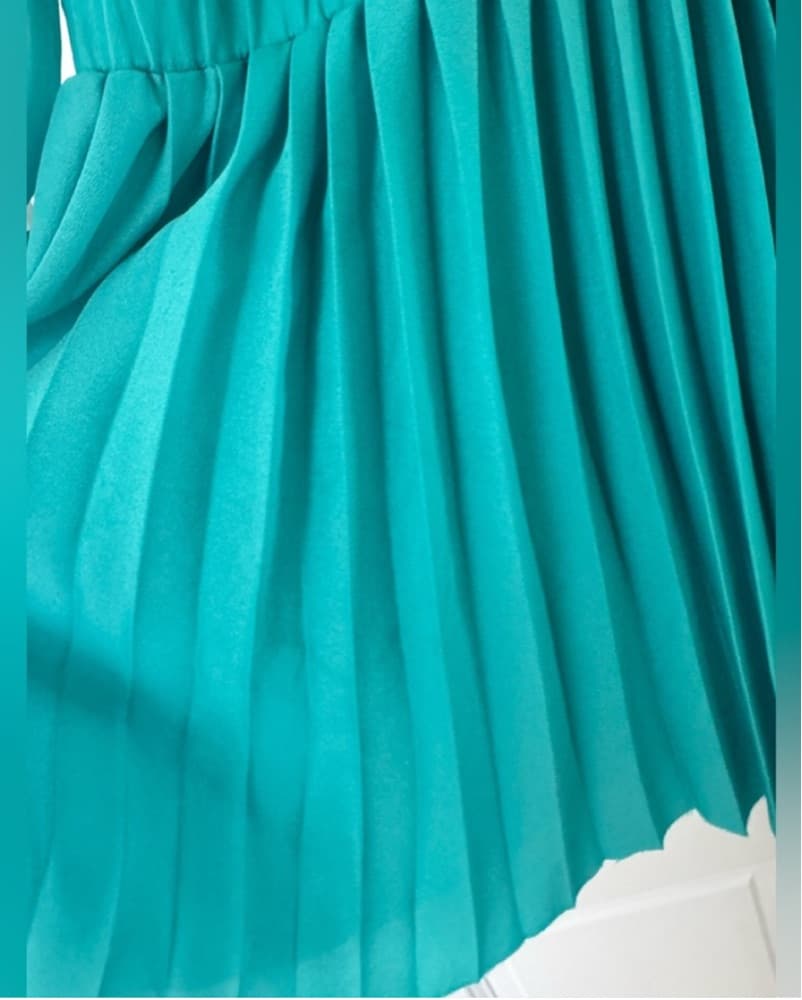 ALEXIS Teal Dress - Image 3