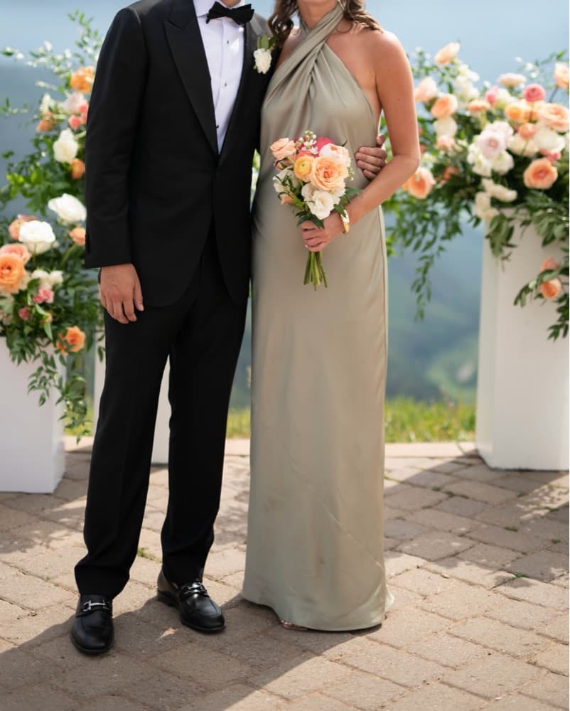 Halter Bridesmaid Or Wedding Guest Dress - Image 3