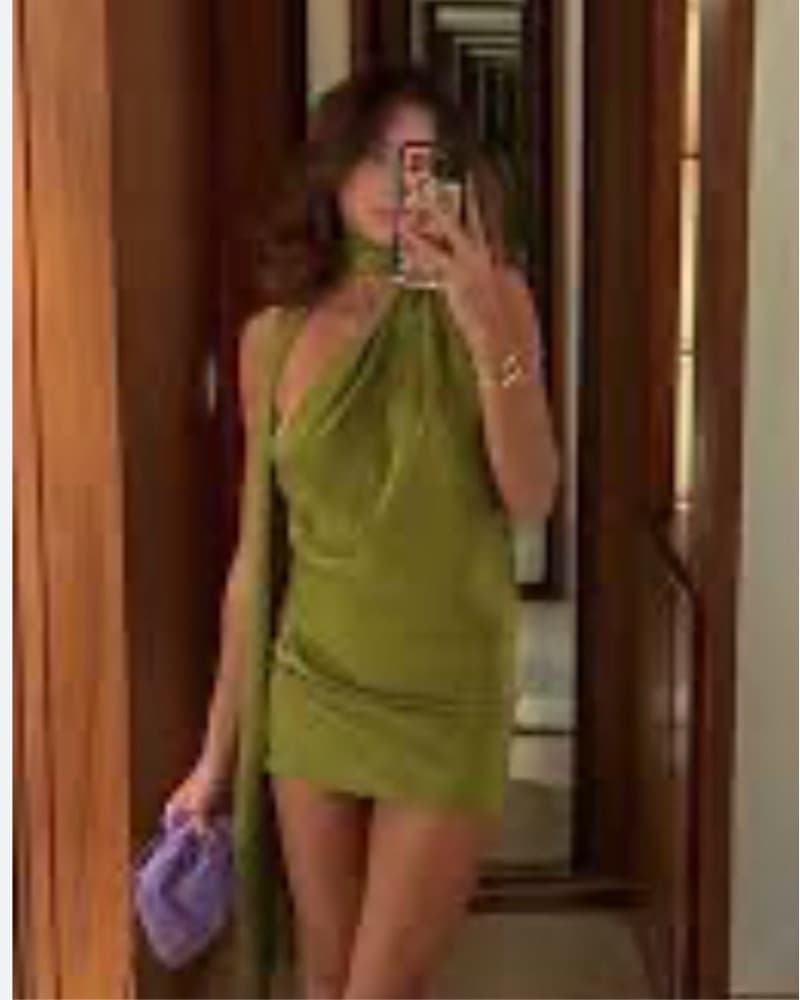Rat & Boa Serafina Dress Green  - Image 2