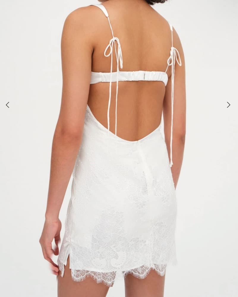 For Love And Lemons Mini White Dress - Image 2