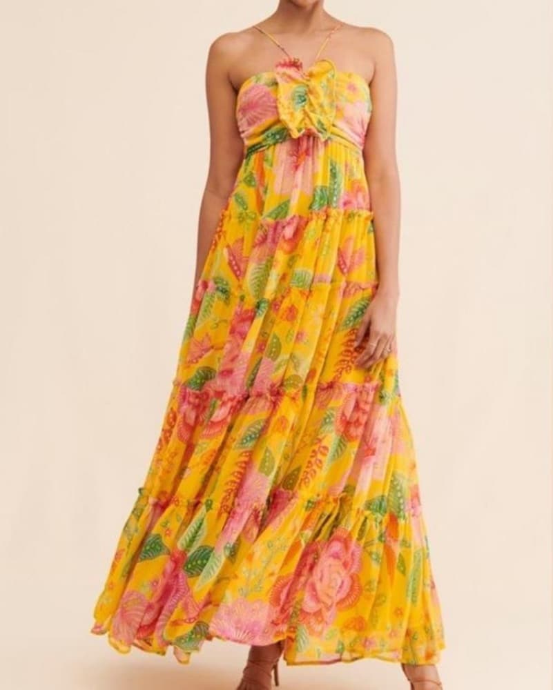 farm rio macaw rosette bloom dress  - Image 1