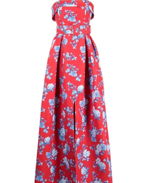 Sachin And Babi Brielle Gown In Red - Image 1