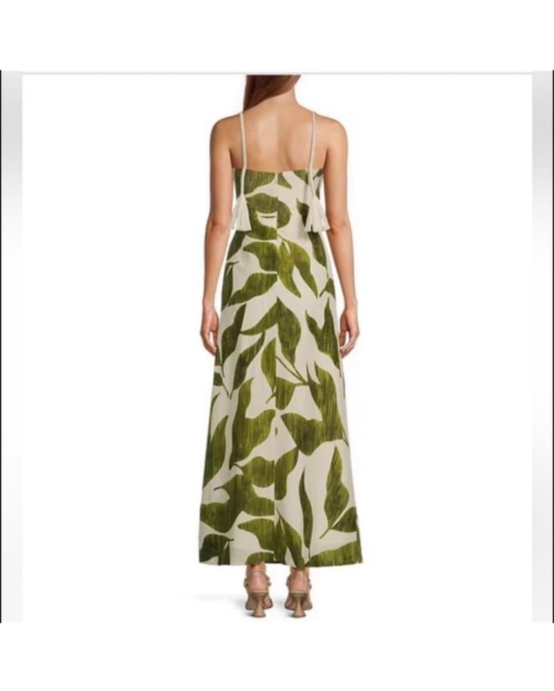 Finley Linen Blend Sweetheart Maxi Dress - Image 6