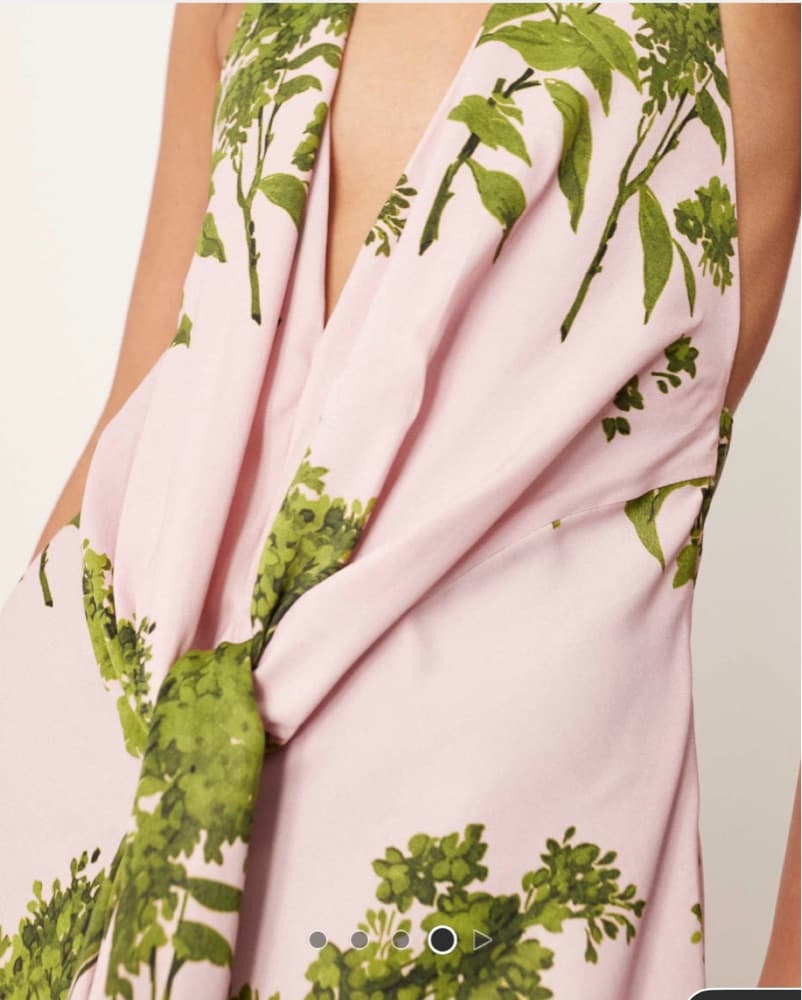 ARRANGE plunge Cowl Maxi Dress - Image 2