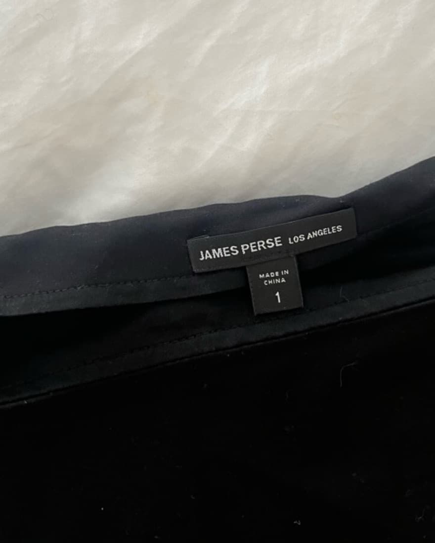 James Perse Black Midi Skirt - Image 3