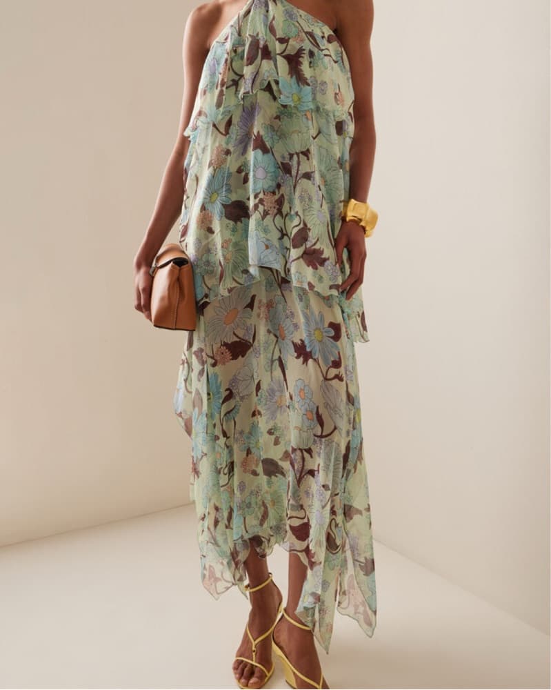 Stella McCartney Ruffled Floral Dress - Image 1