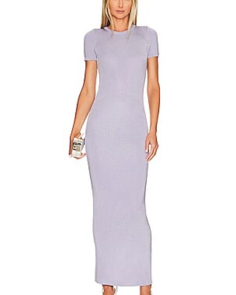 Auteur Clover Dress In Lilac - Image 2