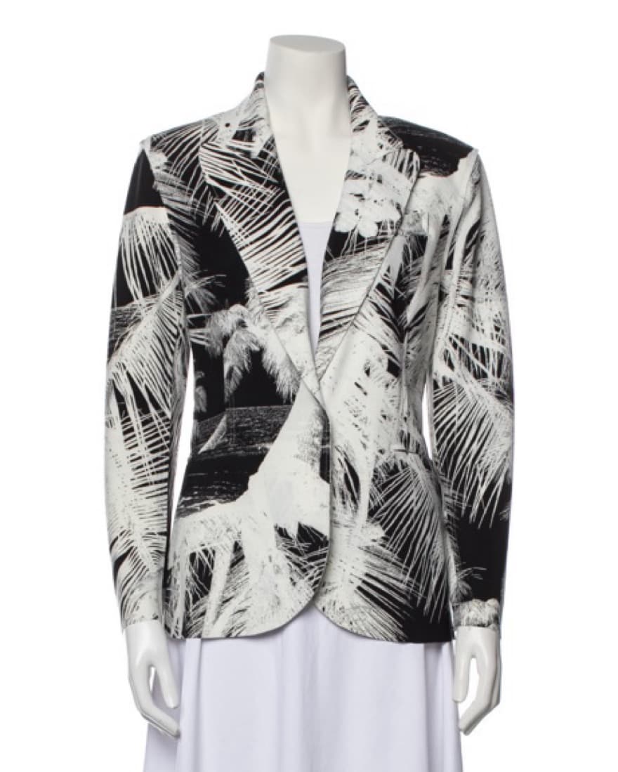 Norma Kamali Printed Blazer - Image 1
