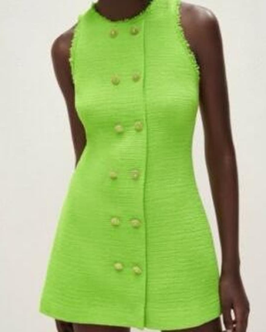 Zara Mini Tweed Dress - Image 4
