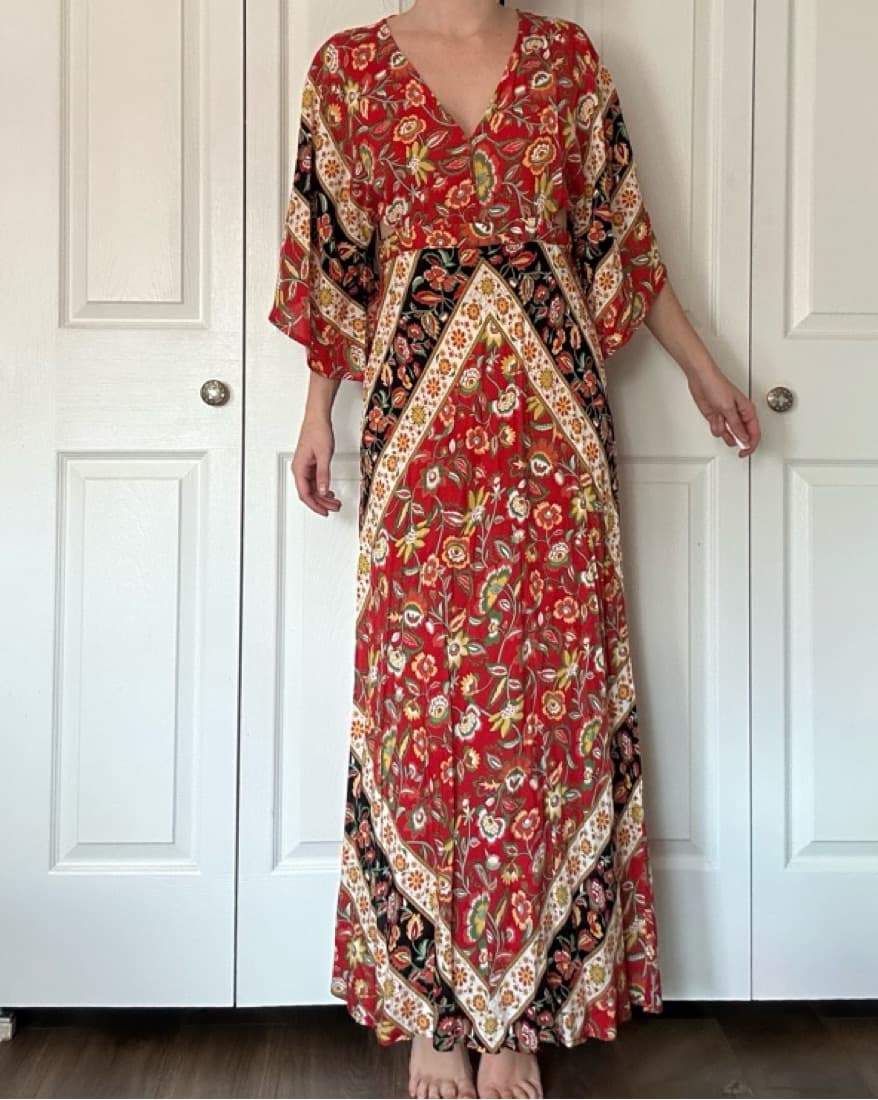 Eclectic boho Backless Dress - Image 1