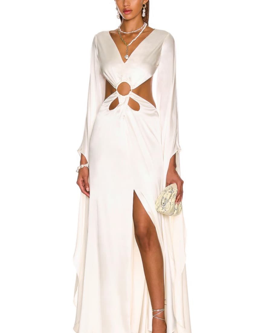 Cult Gaia Jasmin Gown in Off White - Image 2