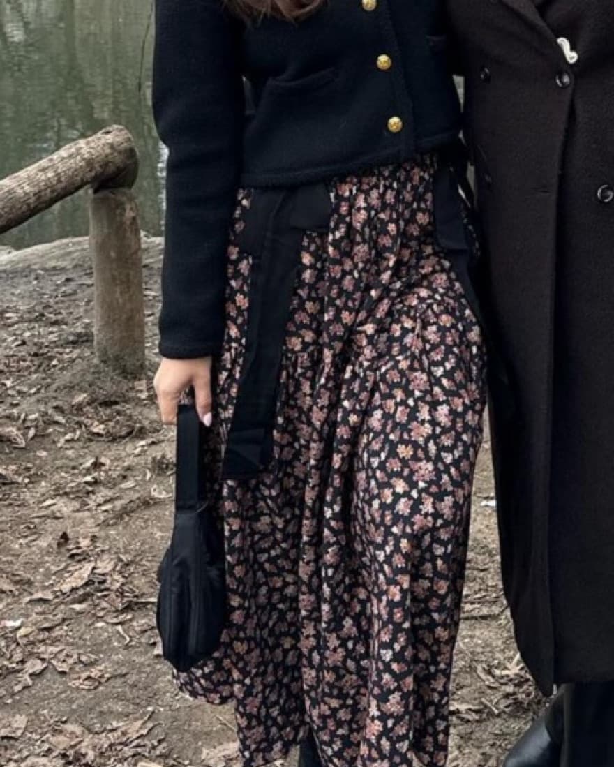 WeWoreWhat Midi Floral Skirt - Image 1