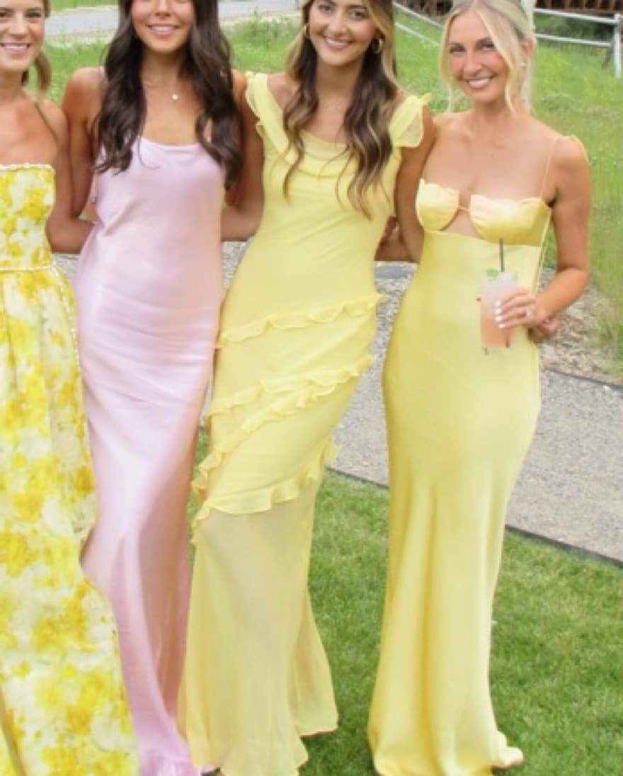 Yellow Saloni Gown - Image 1