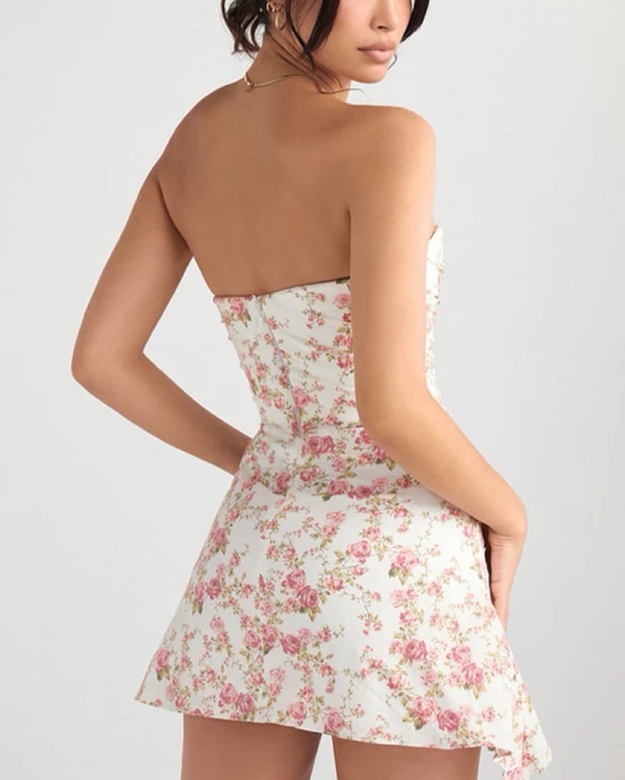 House of CB Floral Mini Dress  - Image 4