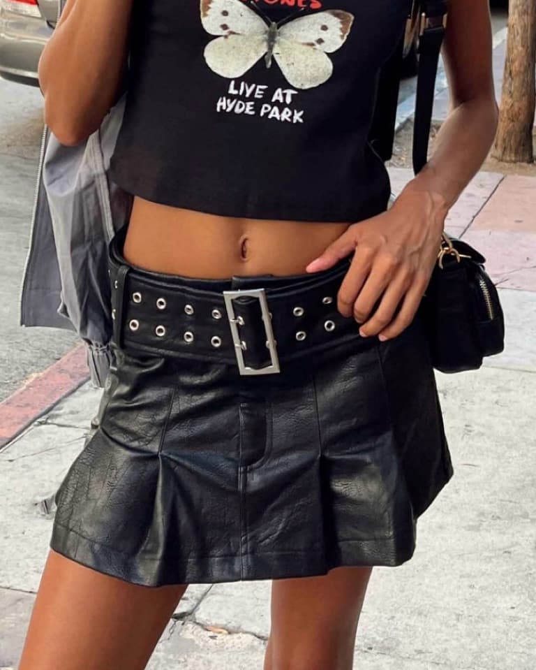 Emporium PU Mini Skirt - Image 5