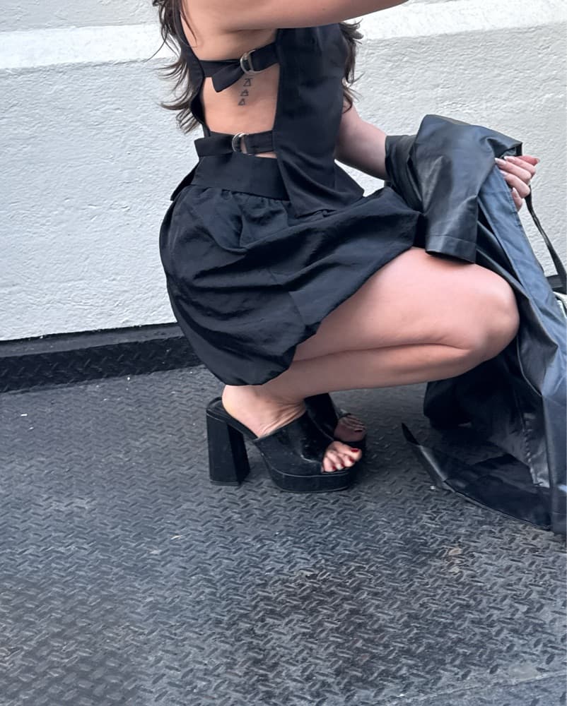 Black Bubble Skirt  - Image 4