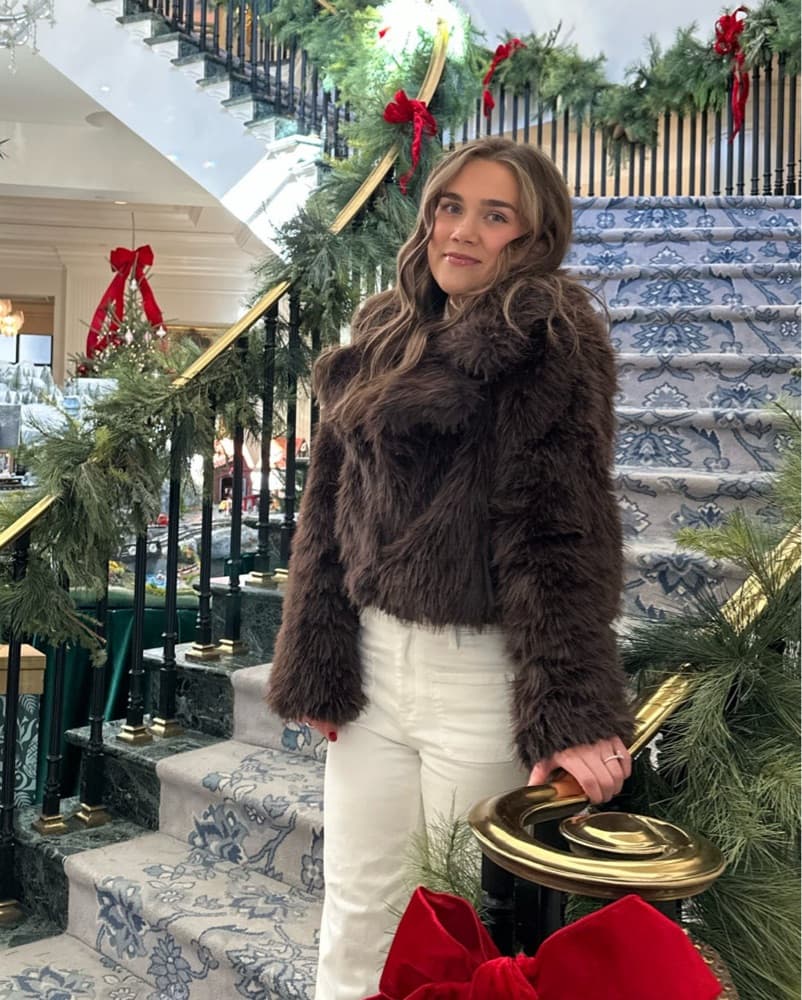 Brown Fur Coat  - Image 1