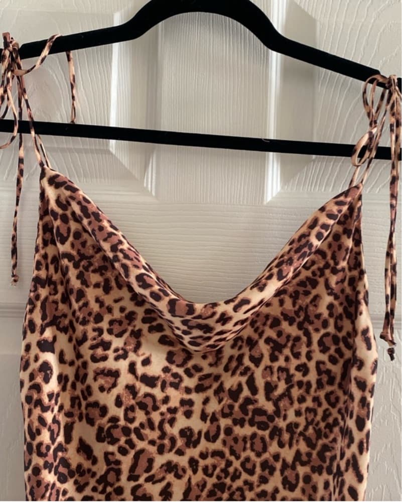 Resa Leopard Mini Dress - Image 2