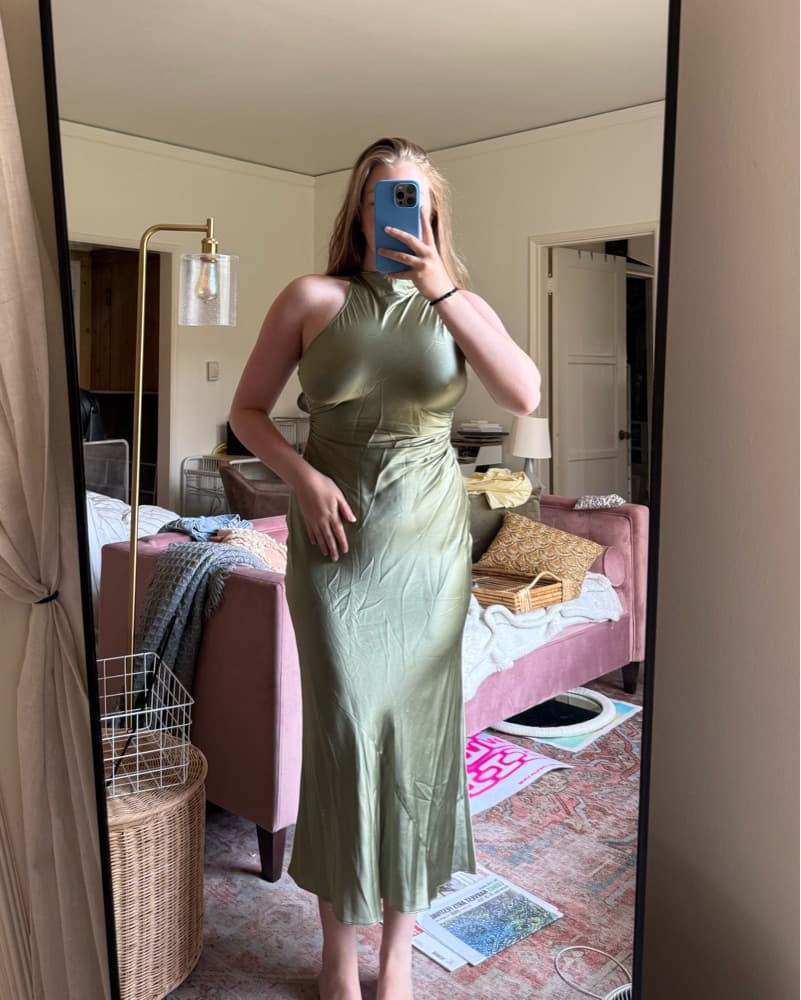 Anaiis Silk Dress from Reformation - Image 6