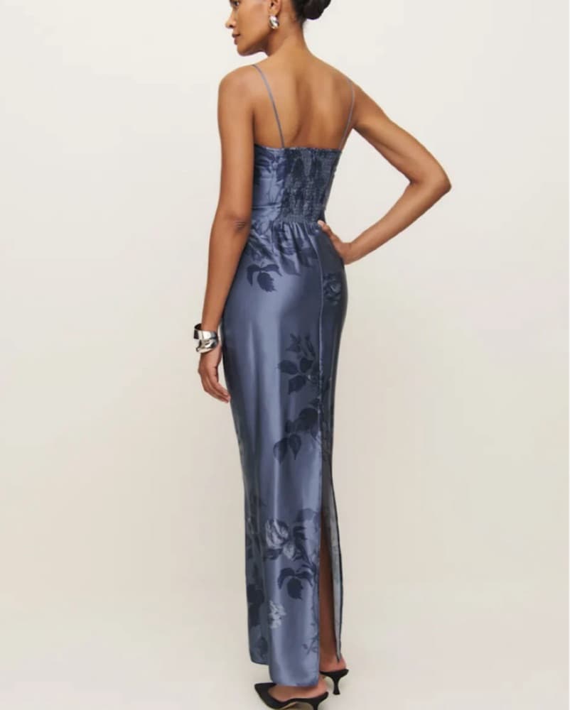 Reformation Frankie Silk Dress  - Image 4
