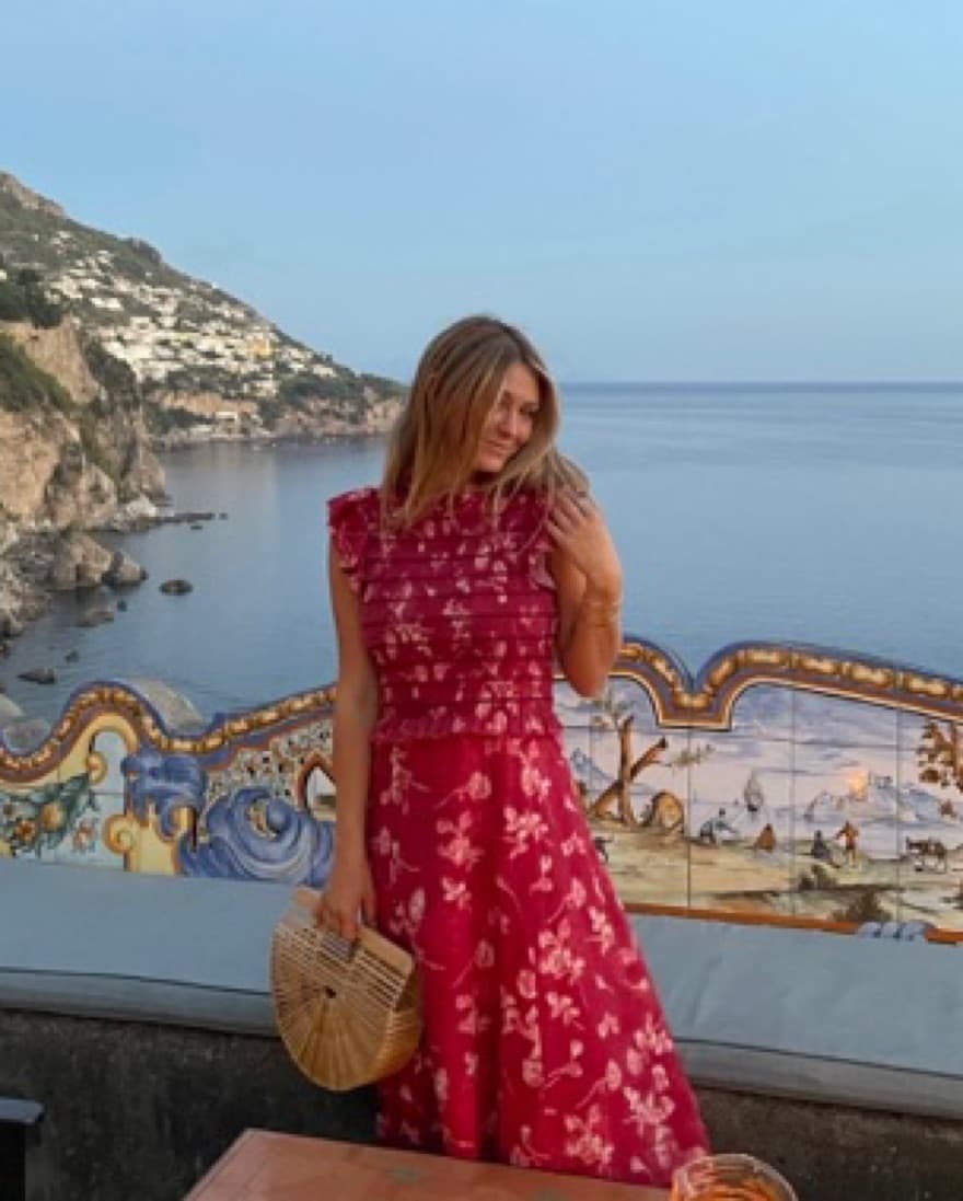 Sea Floral Dress - Image 1