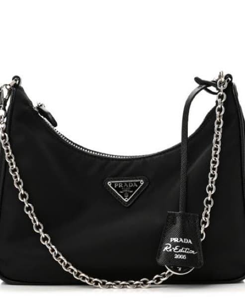 Prada Re-Edition Black Nylon Bag - Image 3