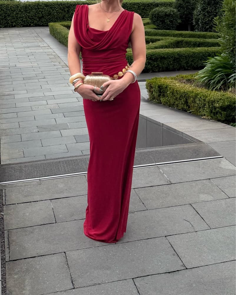 Reformation Red Gown - Image 1