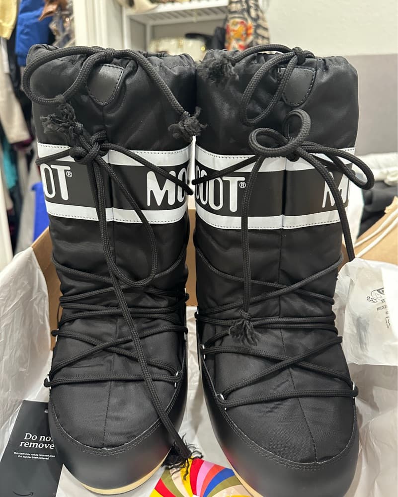 Moon Boot Snow Boots - Black Long - Image 2