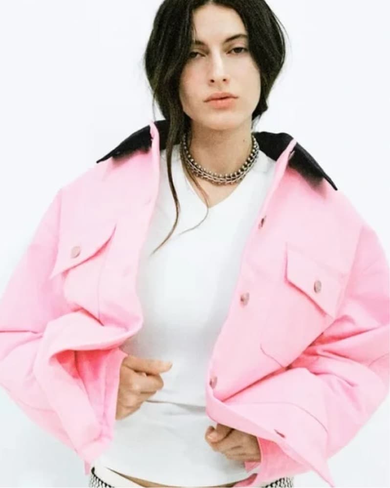 Pink Barn Jacket - Image 1
