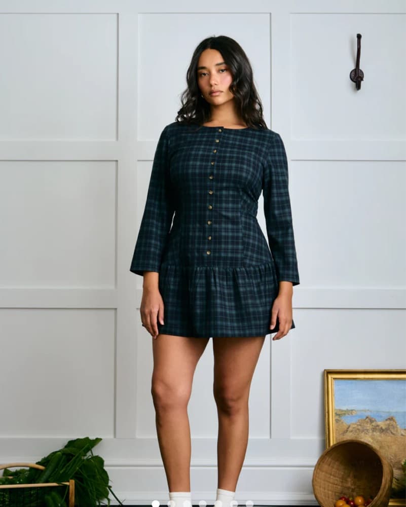 Dairy Boy Plaid Dress  - Image 2
