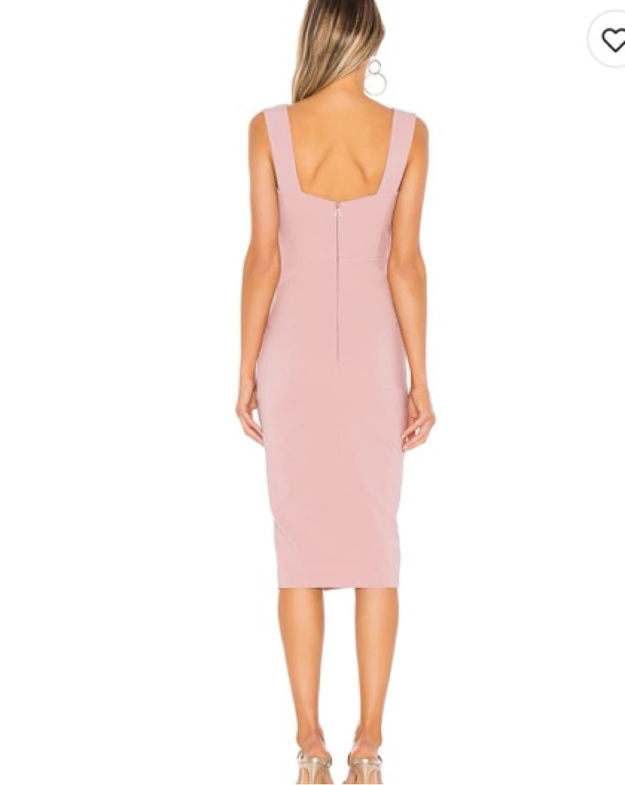 Nookie Dusty Rose Pink Midi Dress - Image 2