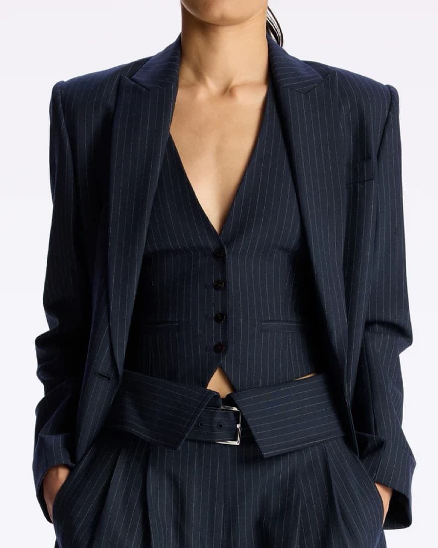ALC Vest Pinstripe Top - Image 4