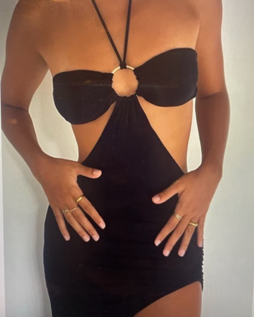 Indah Alluring Cut-Out Dress - Image 1