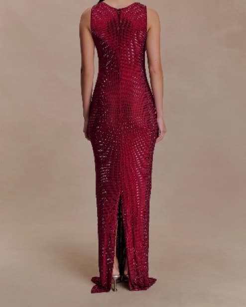 Red Sequin Gown (Meshki Magnolia) - Image 3