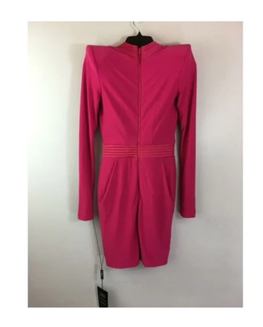 Zhivago Eye Of Hours Mini Dress Fuchsia - Image 5