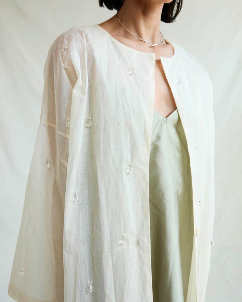 Chan Luu Chandelier Paper Trench - Image 4