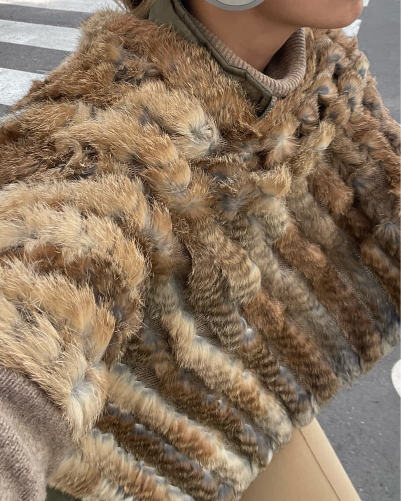 Fur Poncho  - Image 2