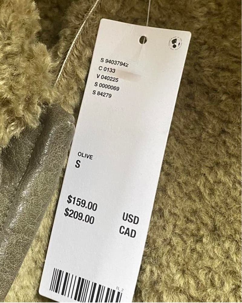 Green Leather and Fur Trench Coat - Image 3