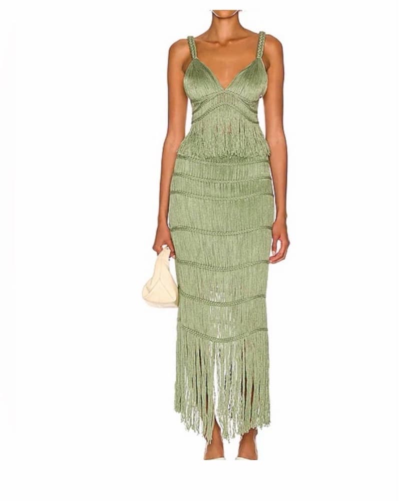 Jonathan Simkhai Macrame Fringe Set - Image 3