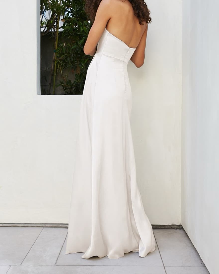Watters Duran Ballet Slipper Ivory Dress - Image 2