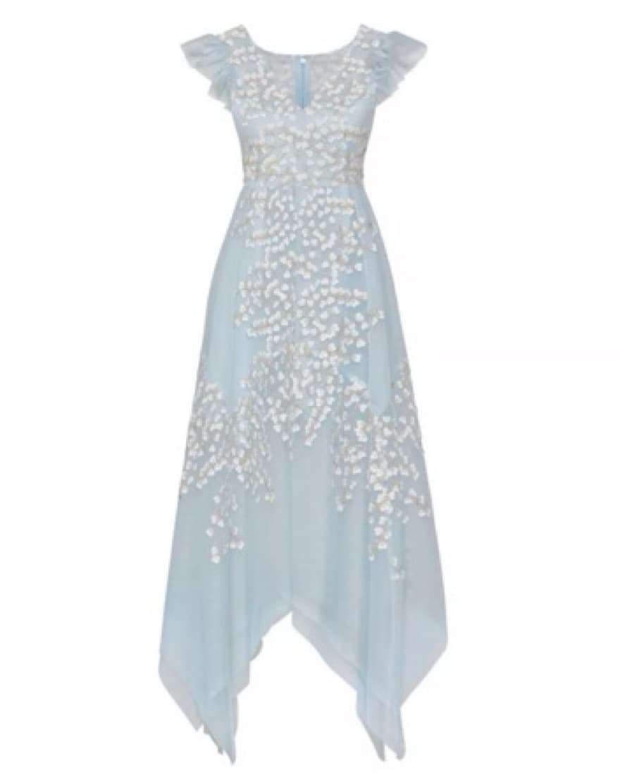 BCBG MAXAZRIA Embroidered Tulle Dress 2 - Image 4