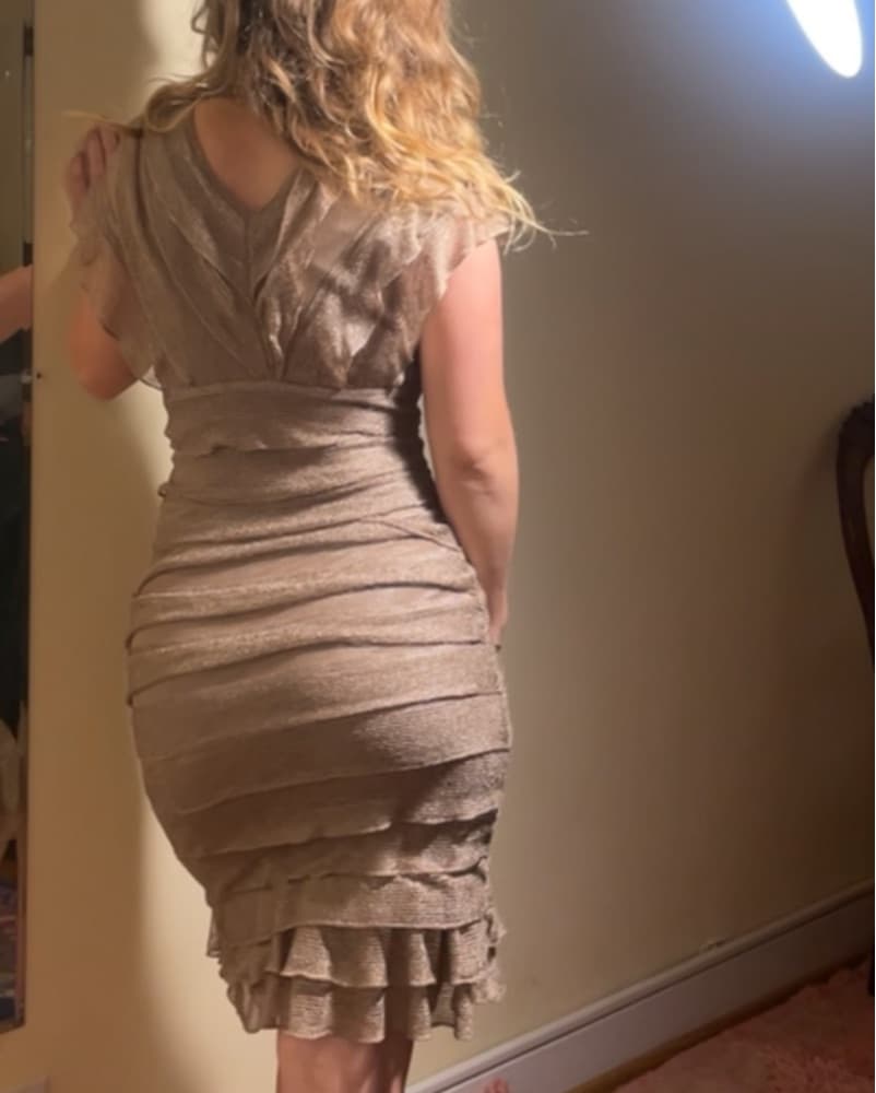 Max studio ruffle Midi Dress Xs - Image 2