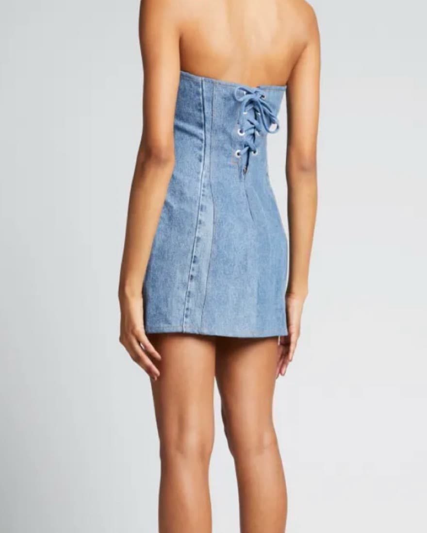 EB Denim Mini Dress - Image 3