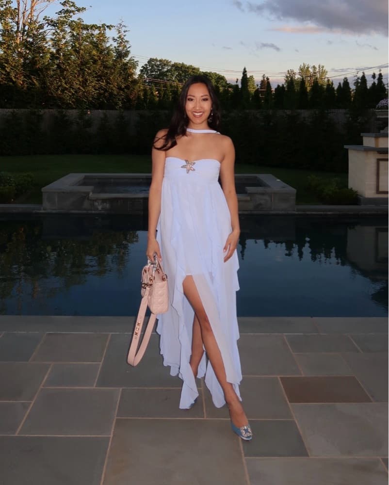 Mermaid Blue Long Dress  - Image 1