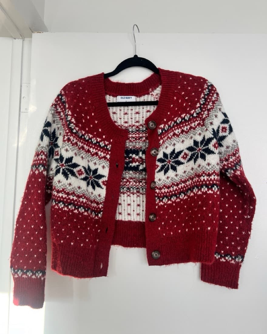 Christmas Sweater Cardigan - Image 3
